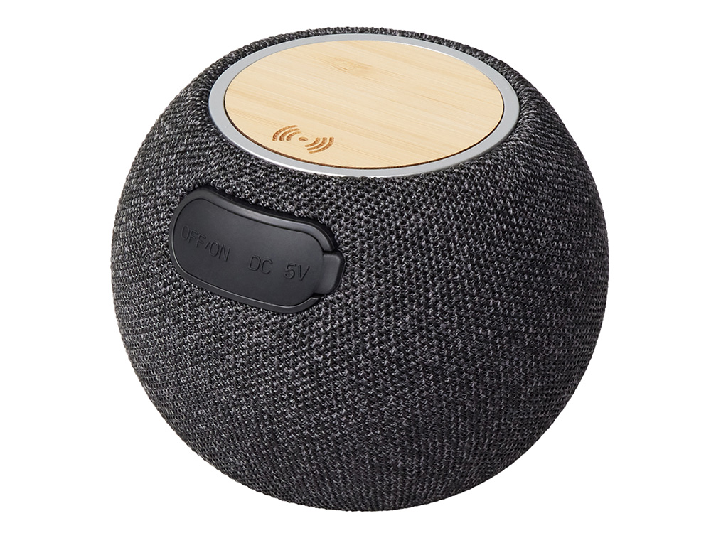Портативная колонка с беспроводной зарядкой Ареа, 5 Вт-1