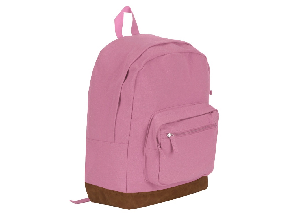 Рюкзак Shammy с эко-замшей для ноутбука 15, пыльно-розовый-3