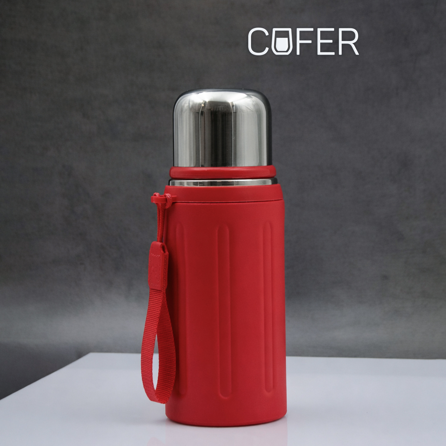 Термос Groove (красный)-0