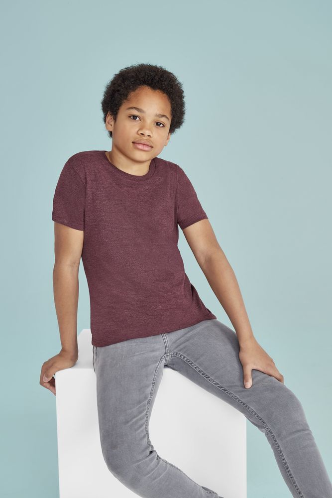 Футболка детская Regent Fit Kids, черная-3