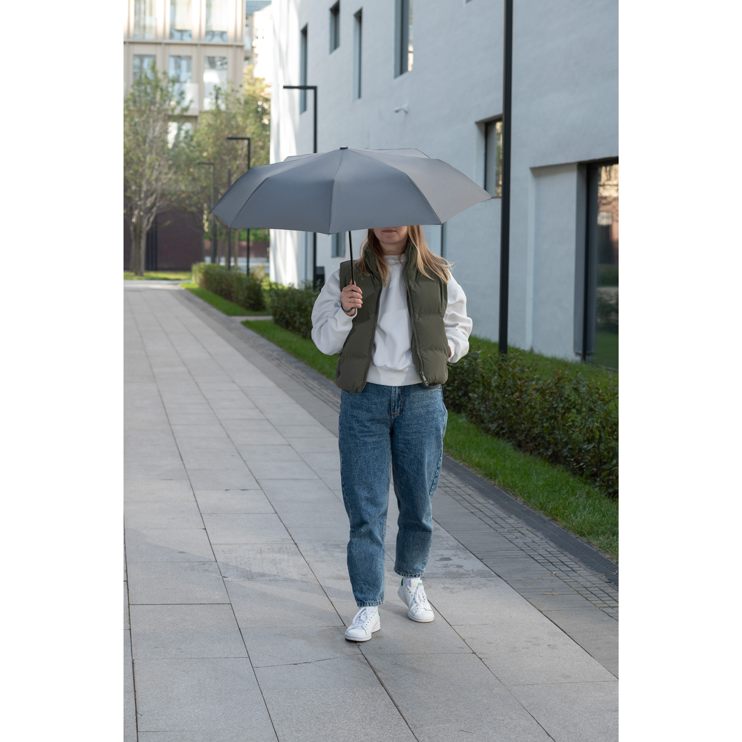 Зонт складной Atlanta, серый-7