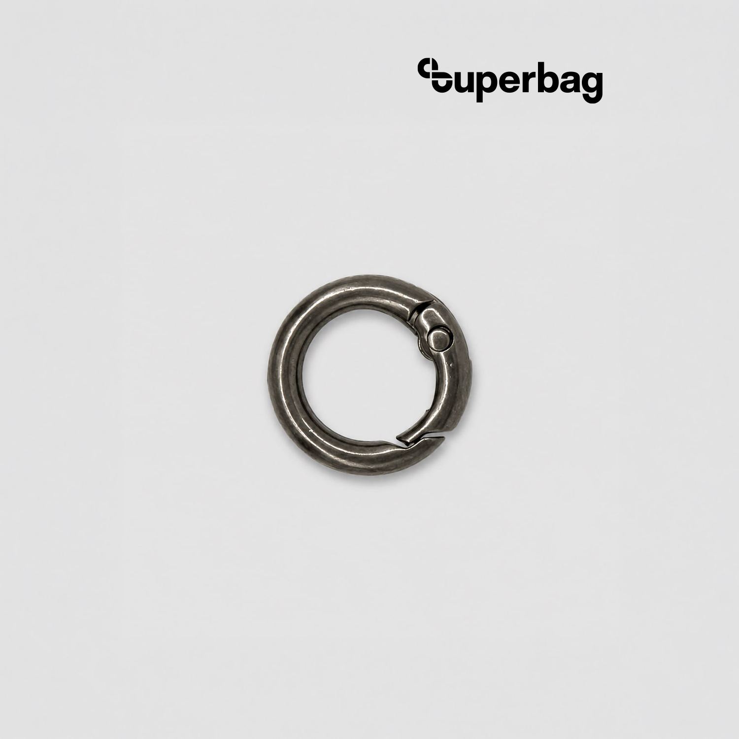 Карабин-кольцо Ring для обвеса, d=2см (чёрный никель)-0
