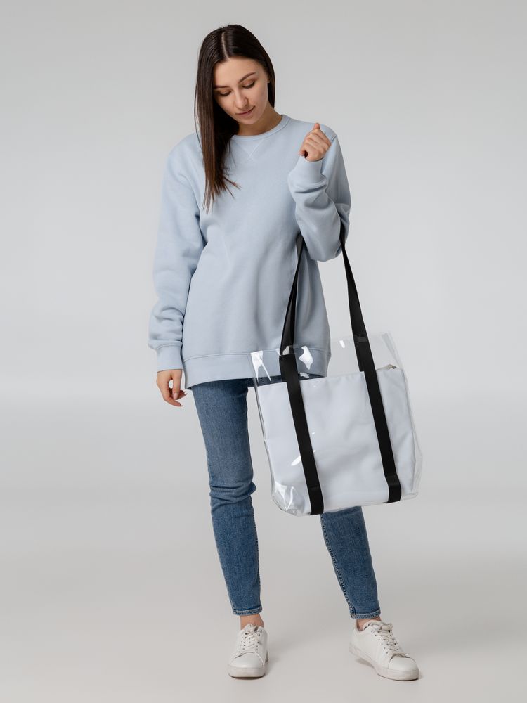 Шопер Clarity с белым органайзером, прозрачный-2