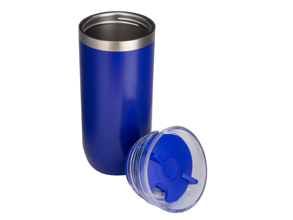 Вакуумный термостакан Volcano, 450 мл, синий-2