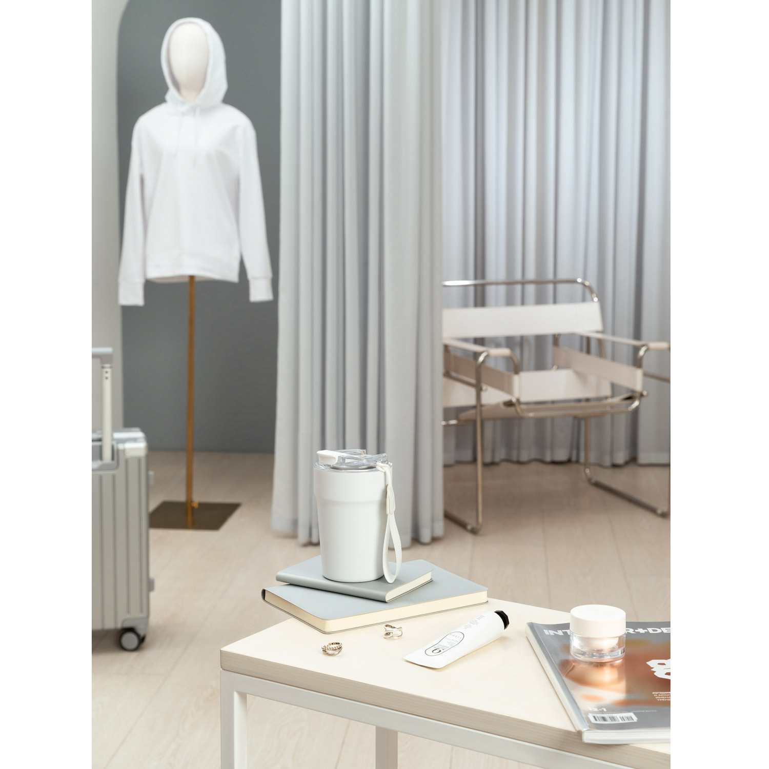 Ежедневник Спарк (Spark) недатированный, серебряный (без упаковки, без стикера)-8