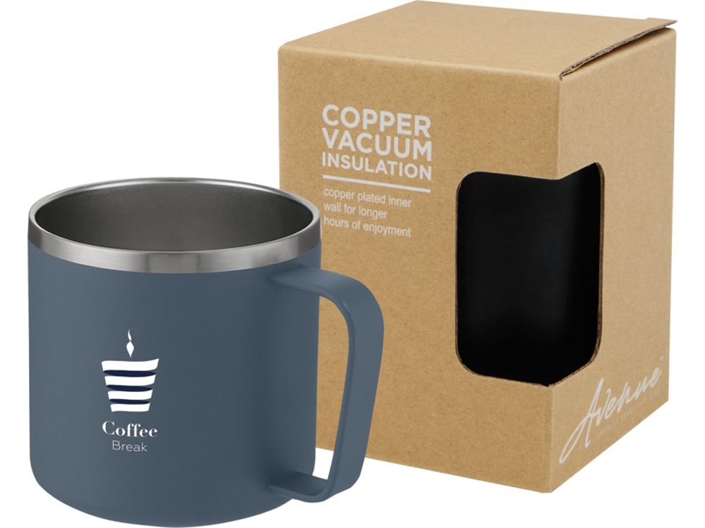 Jetta, медная кружка объемом 350 мл с вакуумной изоляцией, синий-5