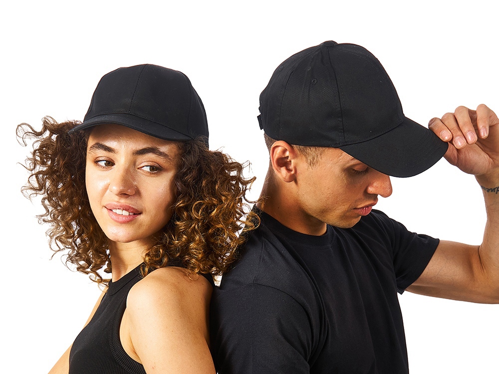 Бейсболка Detroit 6-ти панельная, черный-0