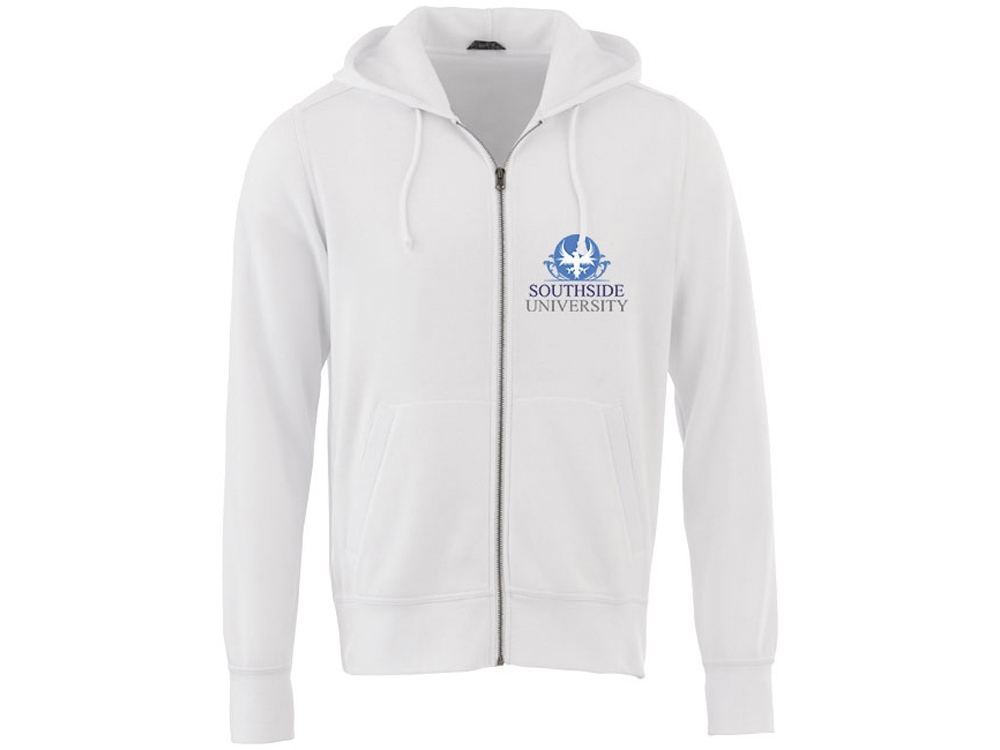 Худи Cypress на молнии, белый-4