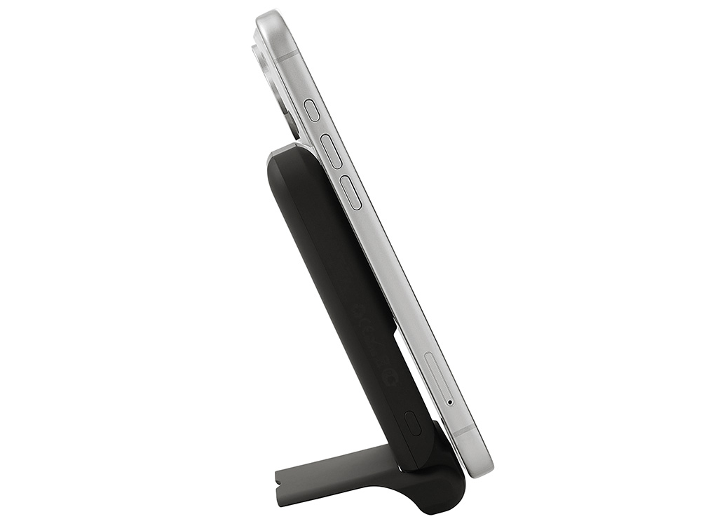 Беспроводной внешний аккумулятор с подсветкой лого и подставкой Magflash, 10000 мАч, 15 Вт, черный-14