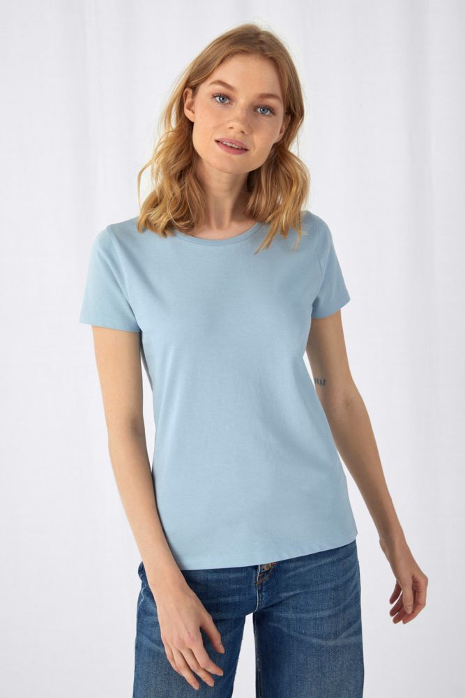 Футболка женская E150 Inspire (Organic), серо-зеленая-5