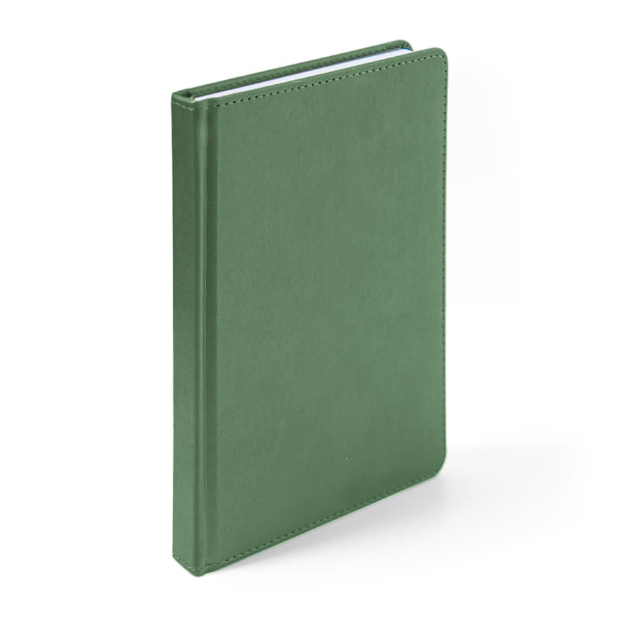 Ежедневник недатированный Campbell, формат А5,  в линейку, зеленый-7