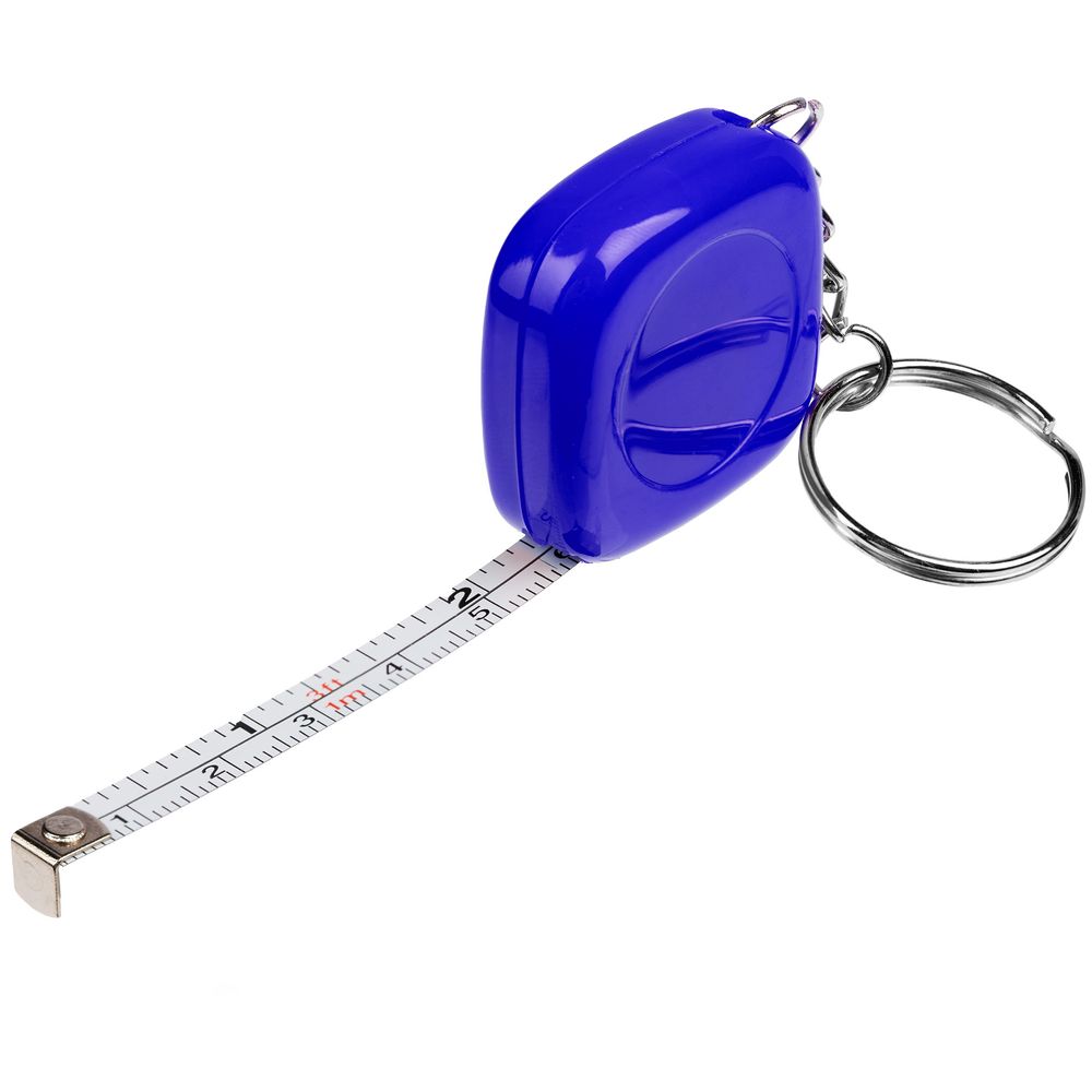 Брелок с рулеткой Metric, синий-0