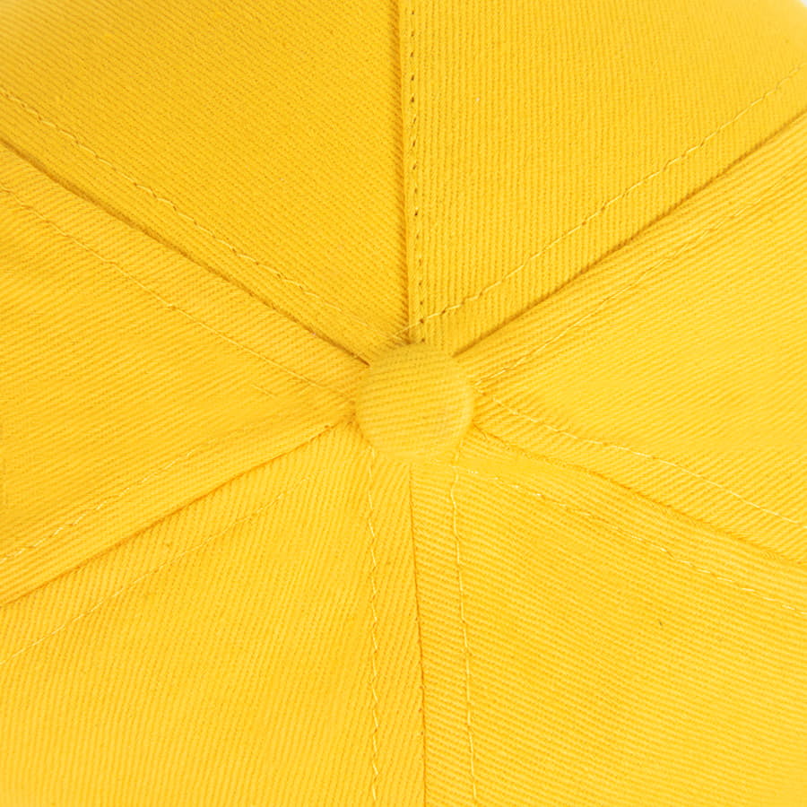 Бейсболка HIT, 5 клиньев,  застежка на липучке, желтый-5