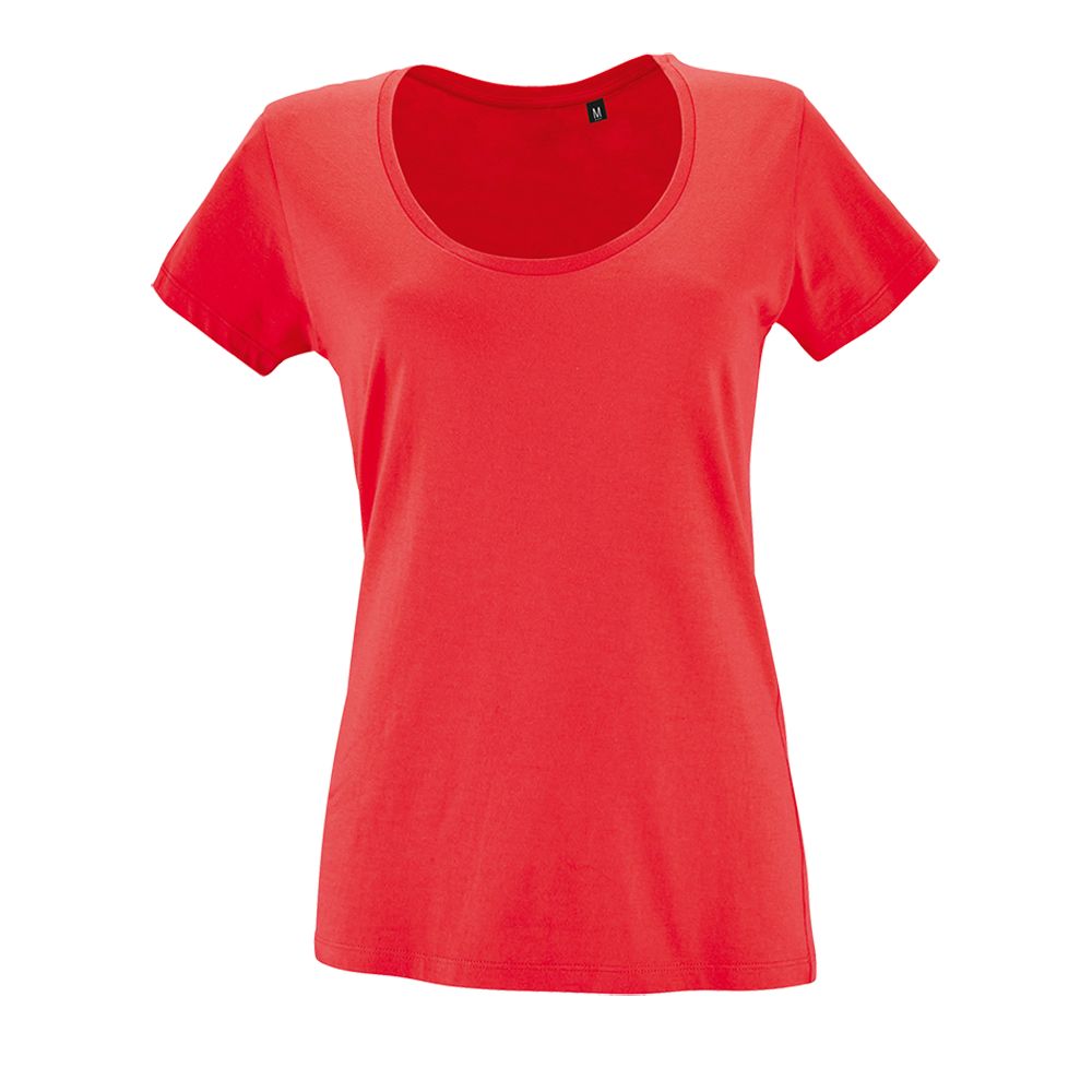 Футболка женская Metropolitan, розовая (коралловая)-1