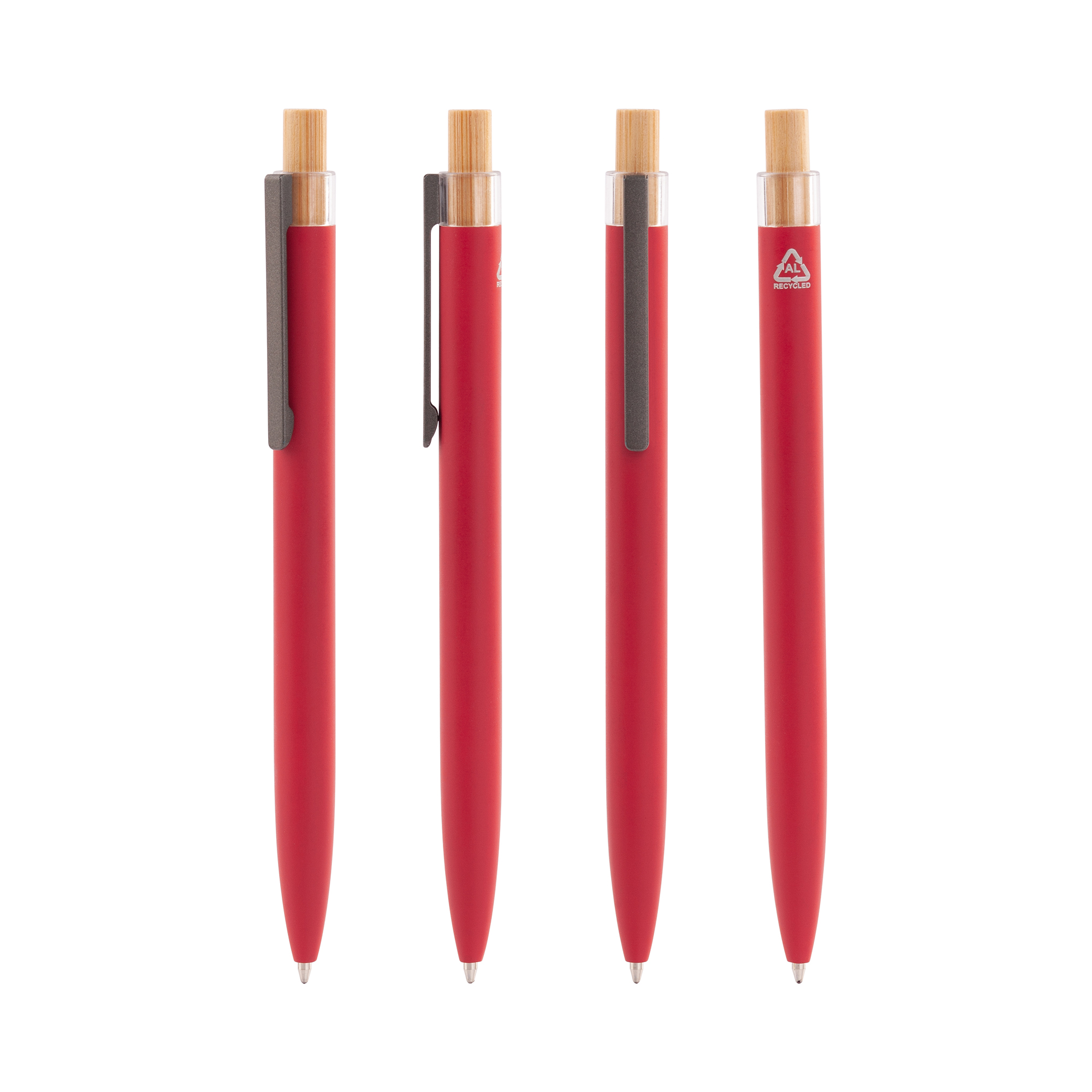 Ручка шариковая "Matt" с кнопкой из бамбука-1