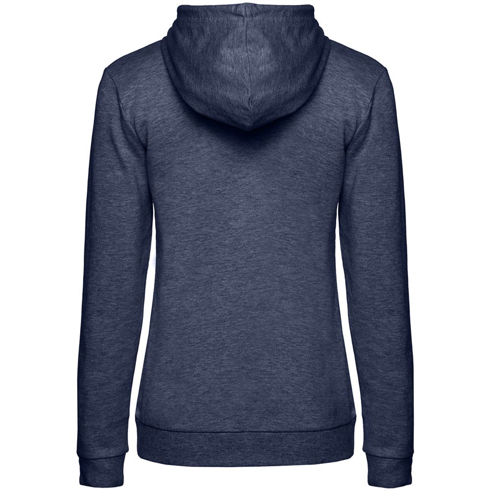 Толстовка с капюшоном женская Hoodie, синий меланж-2