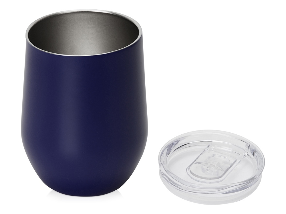 Вакуумная термокружка Sense, темно-синий-1