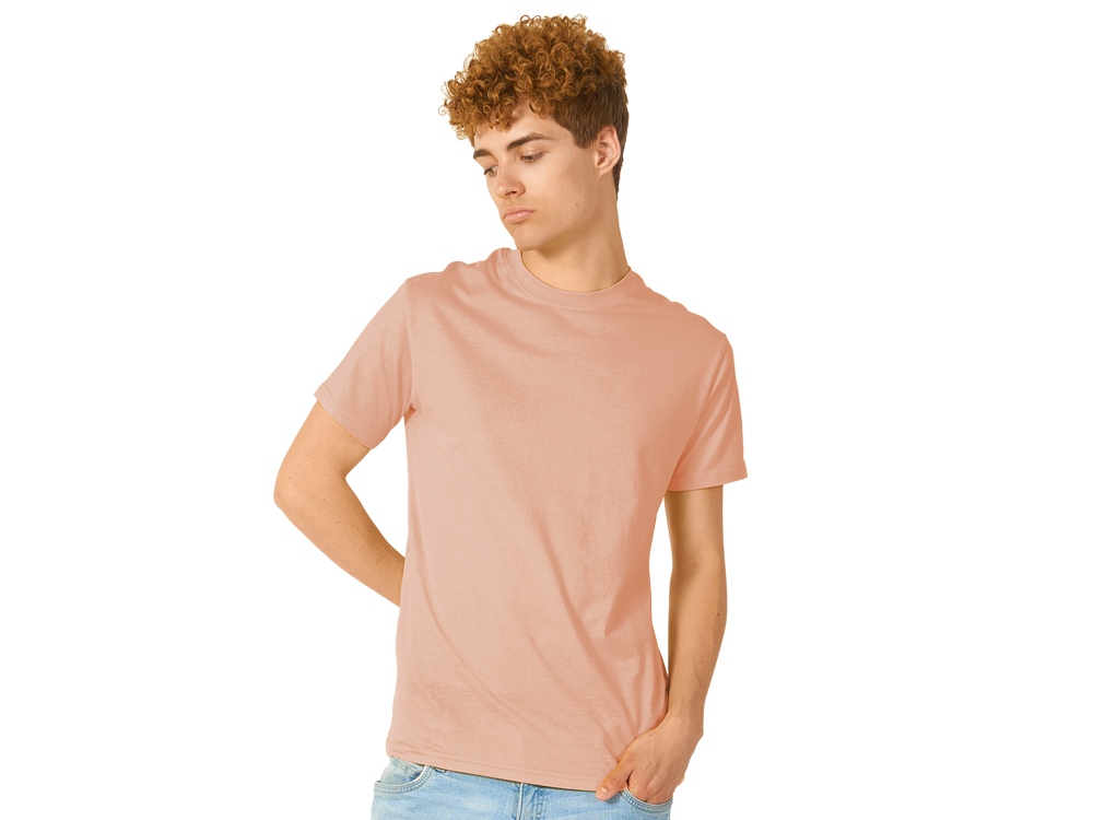 Футболка Heavy Super Club с боковыми швами, мужская, лососевый-0