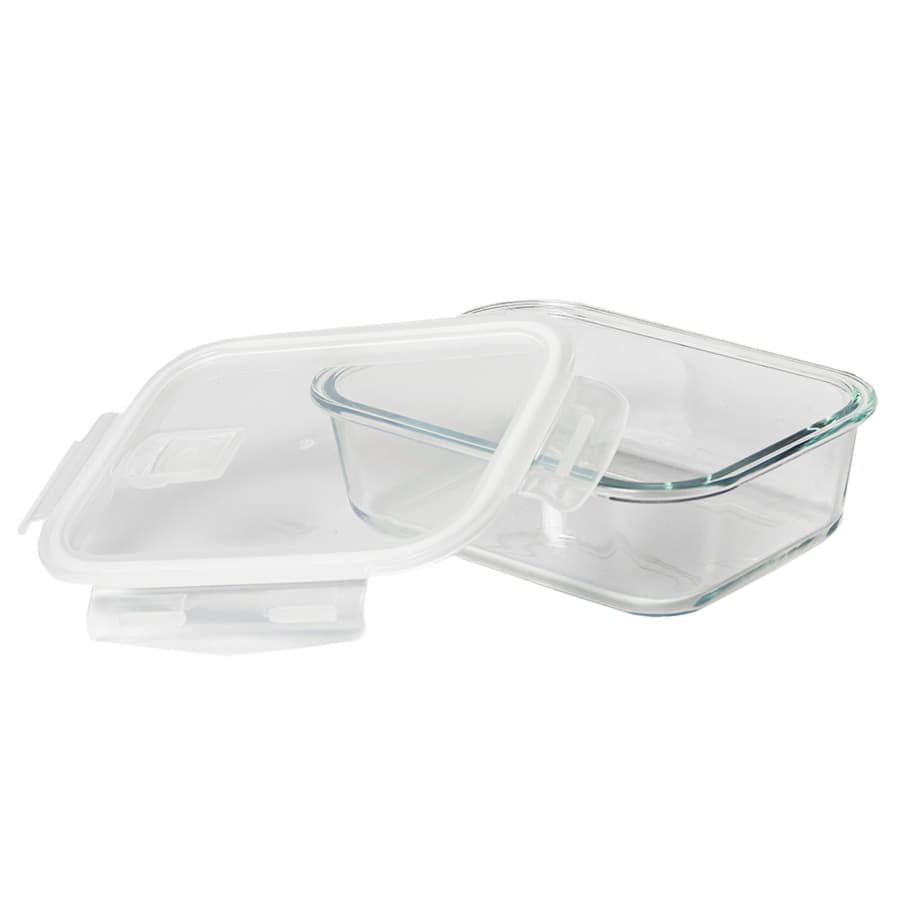 Ланч-бокс TUBER, боросиликатное стекло, прозрачный-1