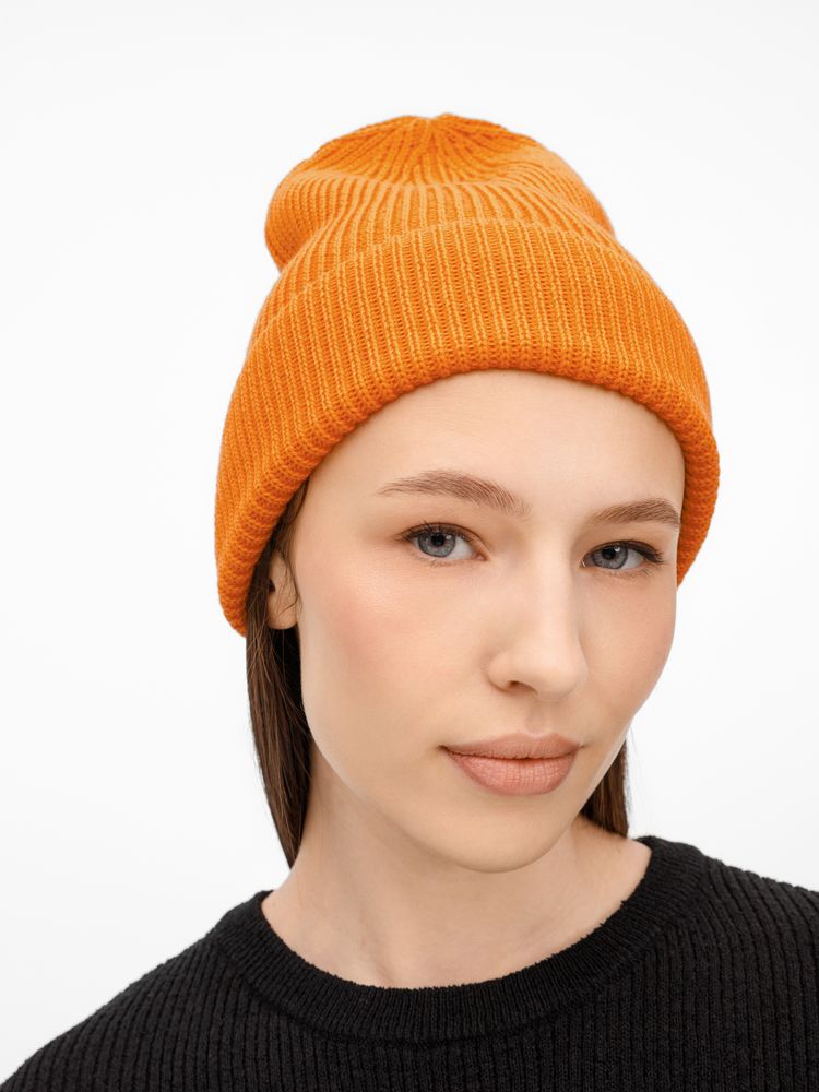 Шапка Nobilis Mono, оранжевая (абрикос)-2
