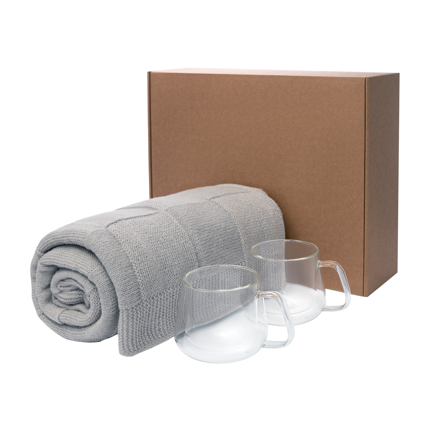Подарочный набор Дольче (Dolce), Селла Софт (Cella Soft), серый (в наборе 2 чашки)-0