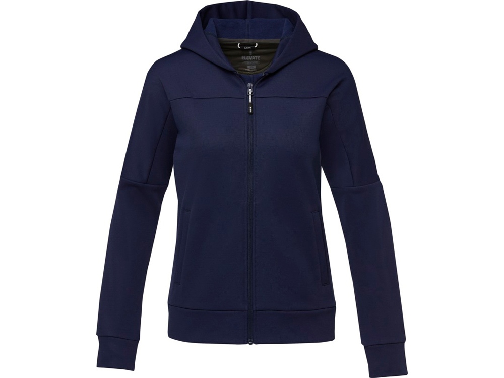 Женская спортивная трикотажная куртка Nubia на молнии, темно-синий-1