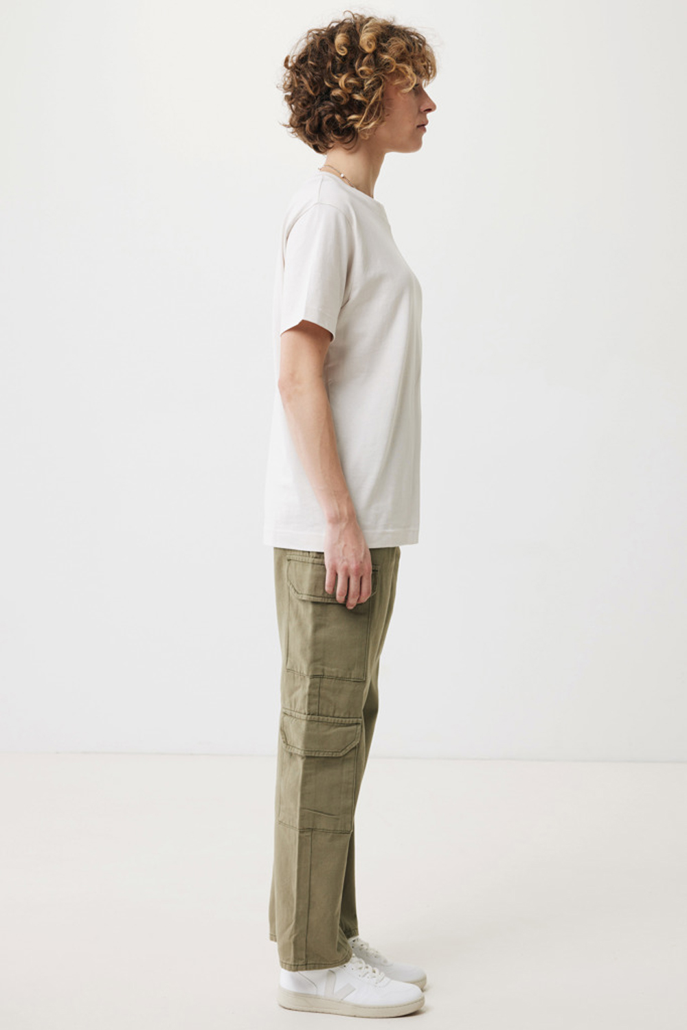 Футболка Iqoniq Kakadu из переработанного хлопка, свободный крой, унисекс, 180 г/м²-9