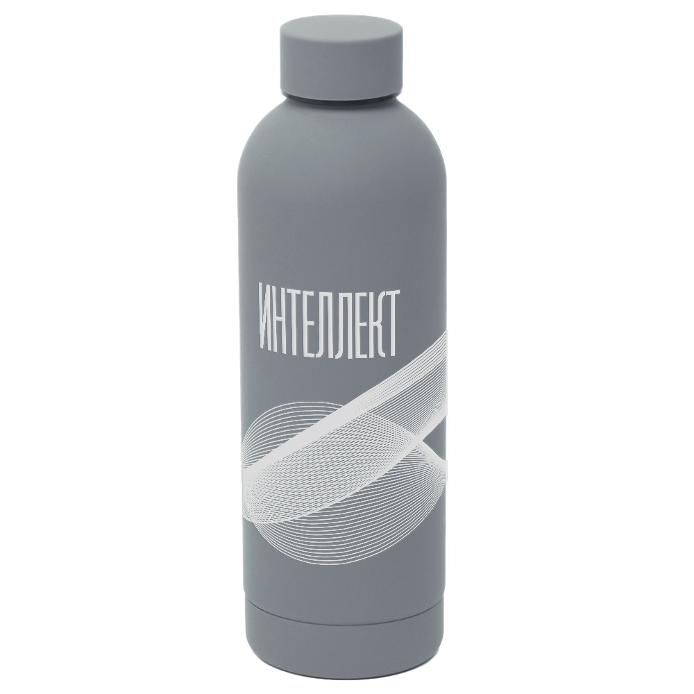 Термобутылка Perfecto софт-тач, Серый-2