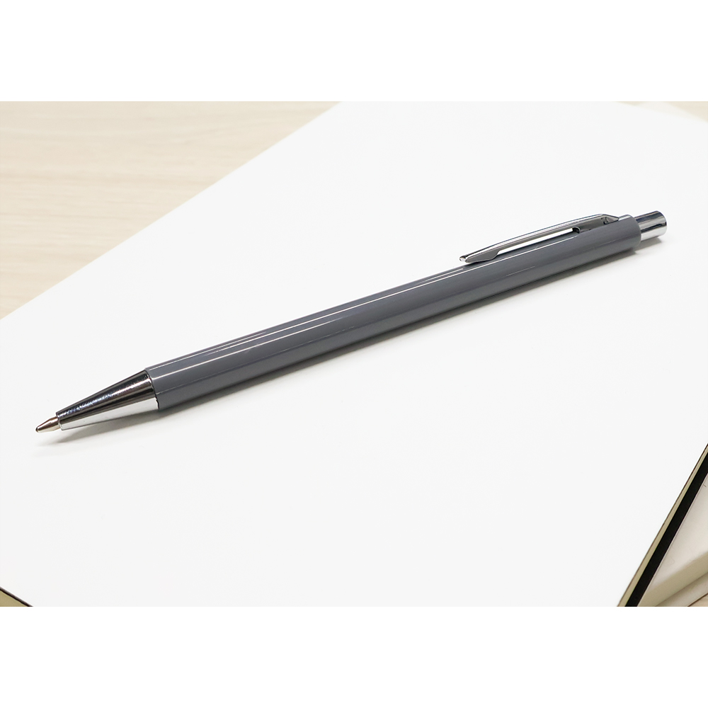 Ручка пластиковая Polly, Серый-1