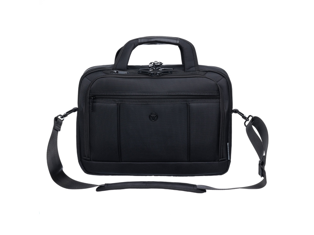 Портфель TORBER VOYAGE для ноутбука 14-16'', черный, баллистический нейлон, 41 x 12 x 30 см, 11 л-5