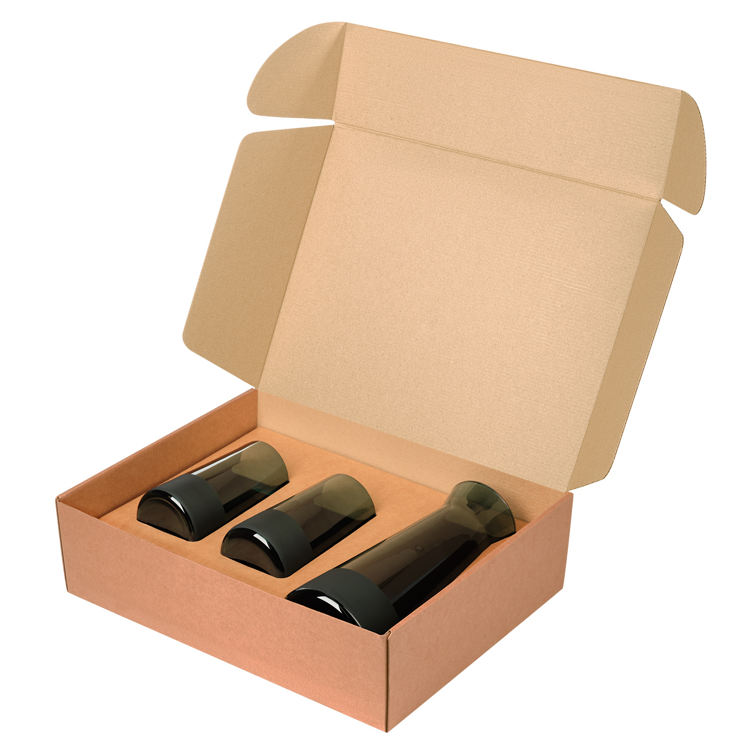 Подарочный набор декантер + 2 высоких стакана, Эмеральд (Emerald) зеленый-2