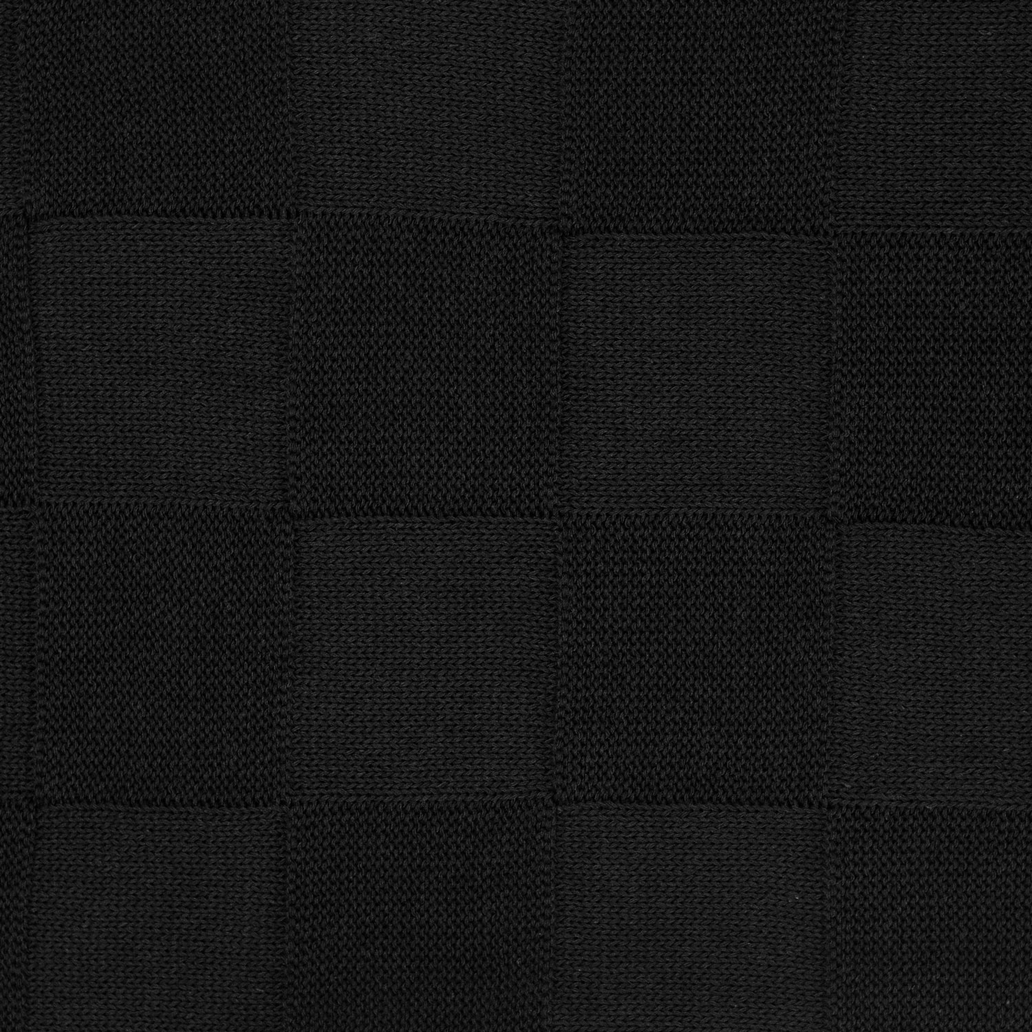 Плед Cella вязаный, черный (без подарочной коробки)-3