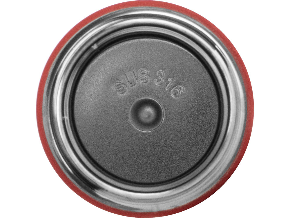 Вакуумный термос Module X с индикатором температуры, 500 мл, тубус, красный-7