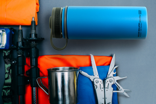 Термос ALPINE, 530 мл, голубой-3