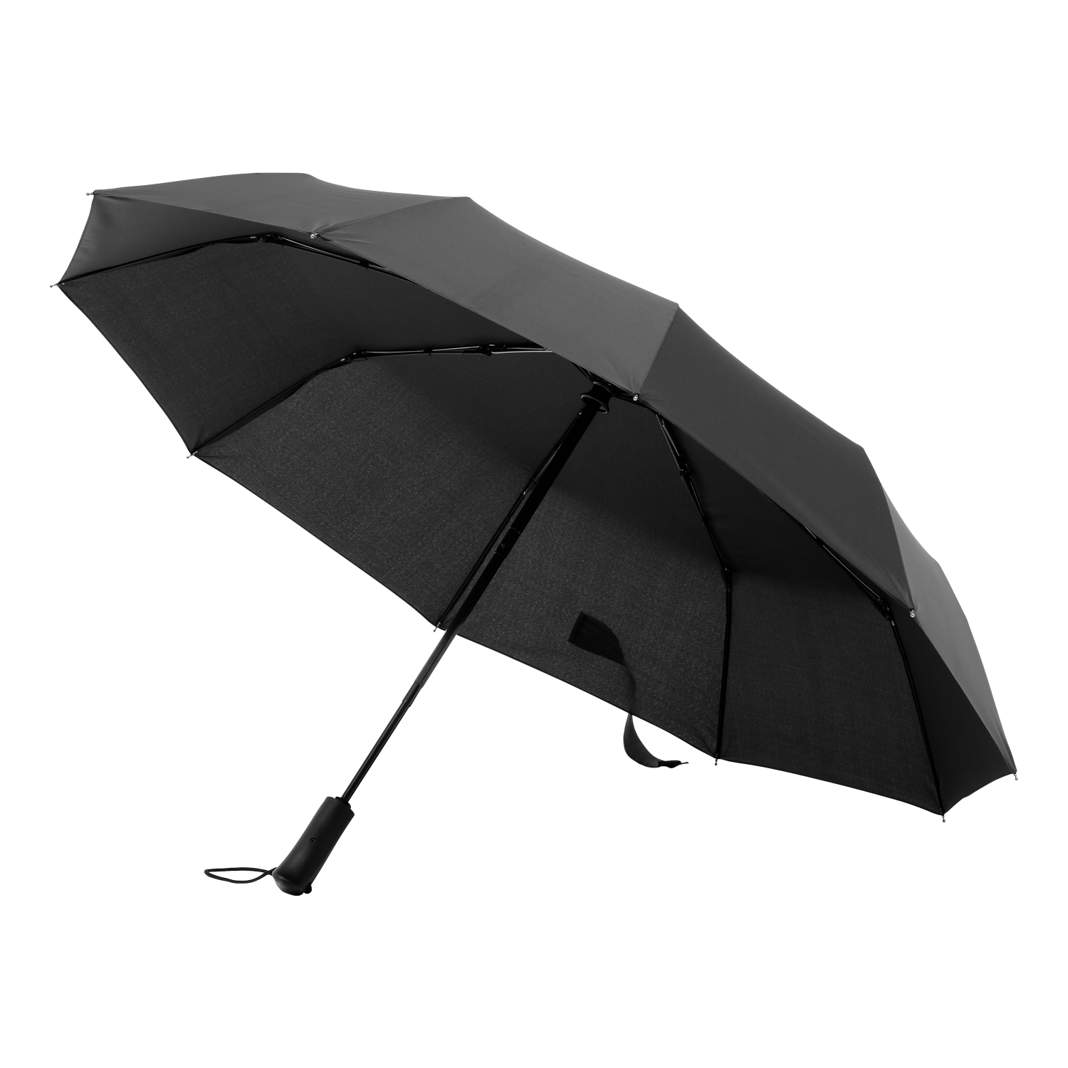 Зонт складной Леванте (Levante), черный-0
