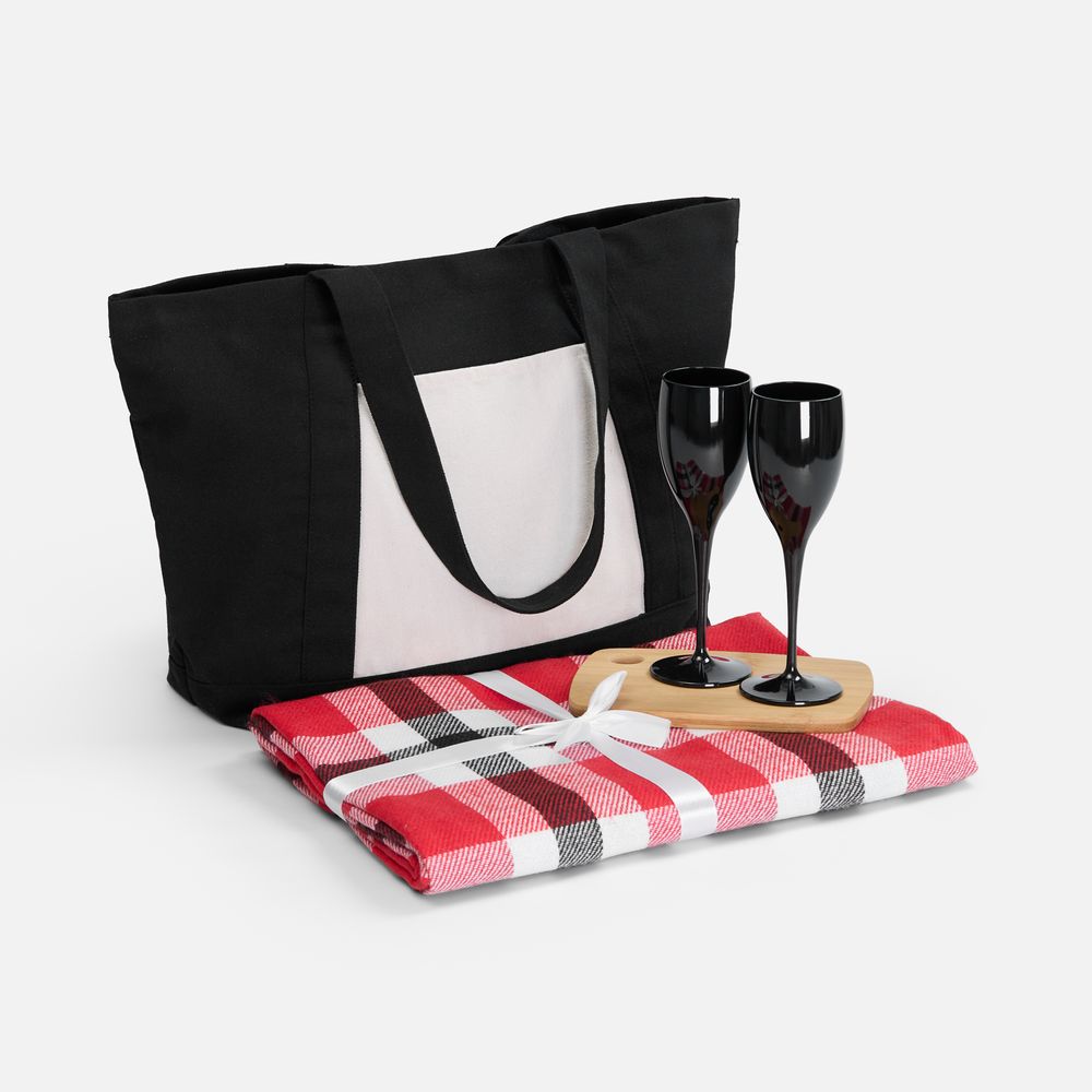 Набор Festin с красным пледом-0