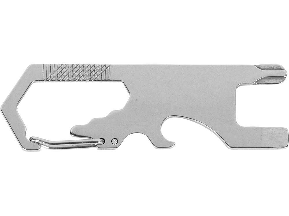 Мультиинструмент Carabiner, серебристый-2