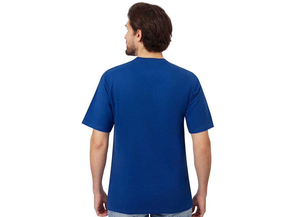 Футболка из френч терри Warsaw унисекс 220гр, кл. синий-3