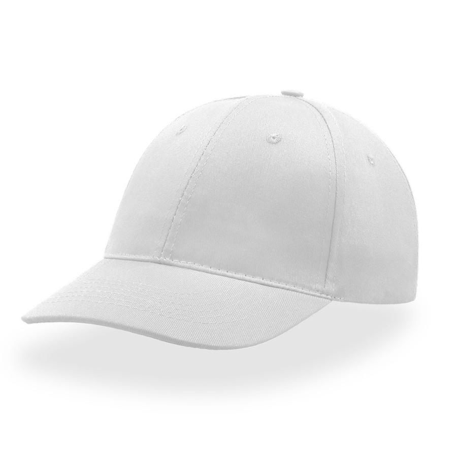 Бейсболка START SIX, 6 клиньев, застежка на липучке, белый-0
