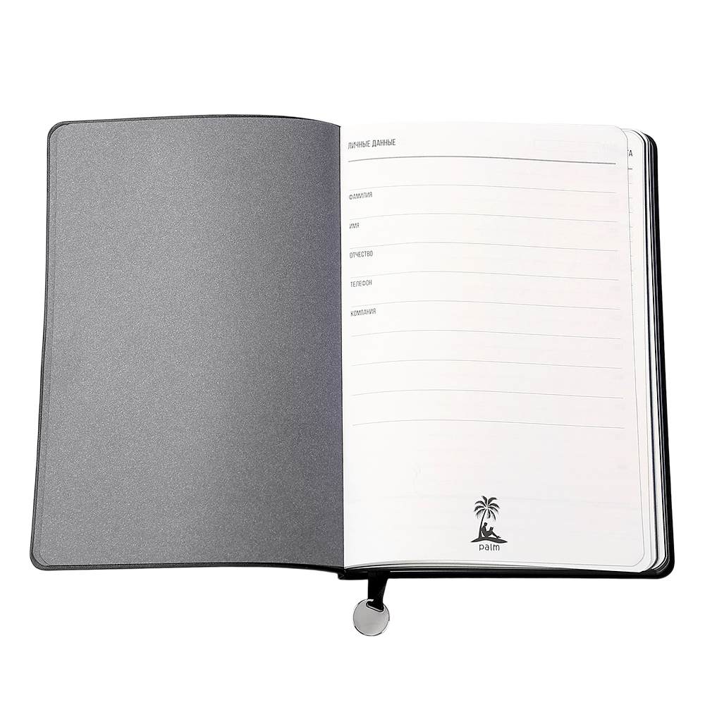 Ежедневник A5 недатированный Impero в мягком переплёте, Черный-2