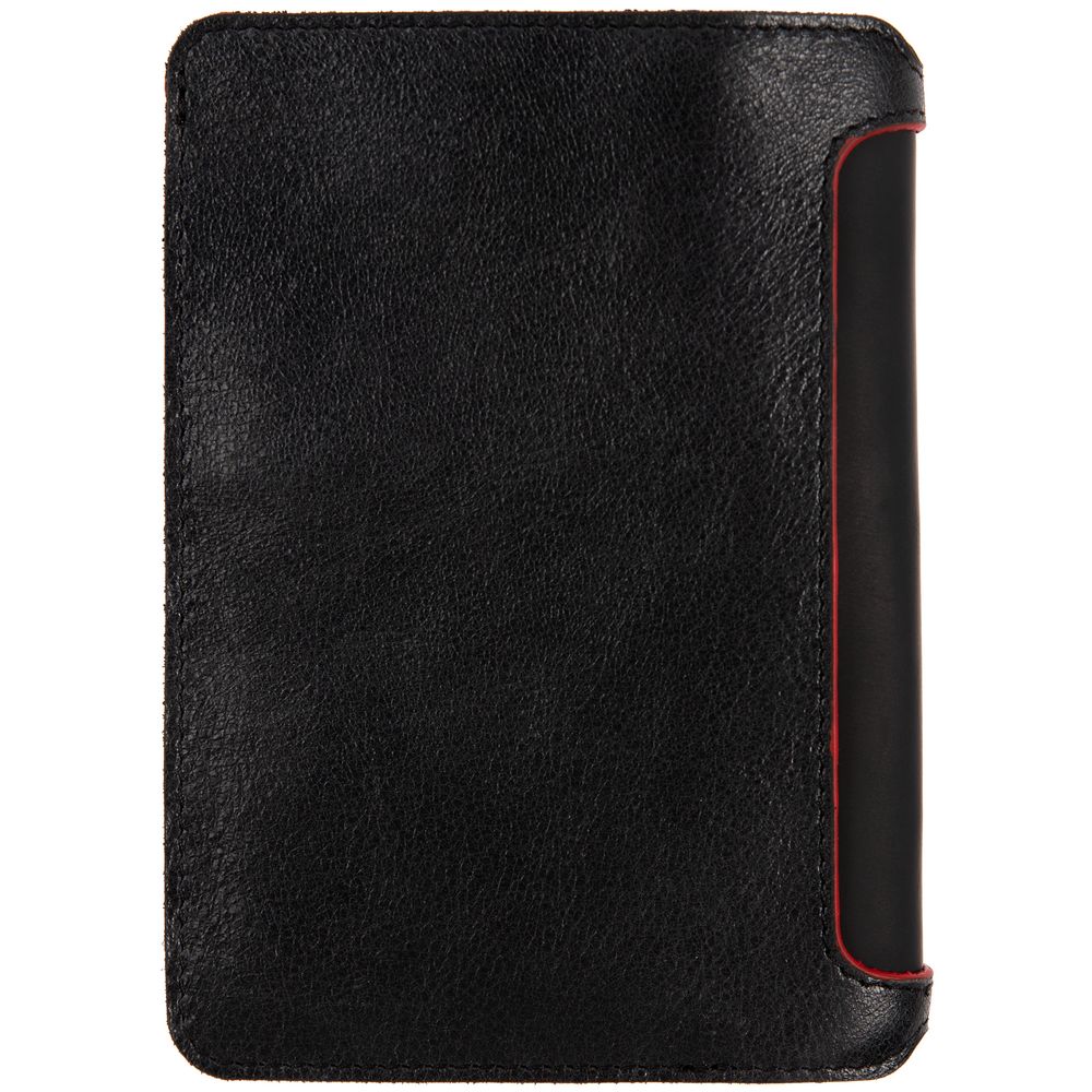 Автобумажник Arrival, черный с красным-2