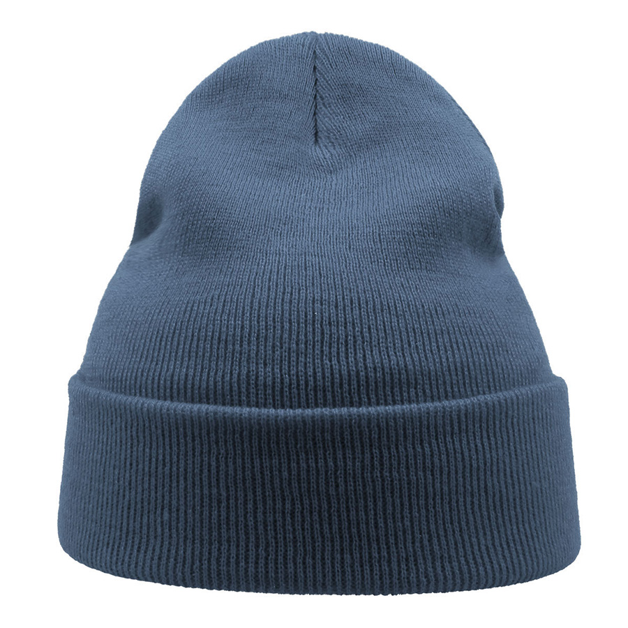 Шапка вязаная  двойная Wind-S, голубой-6