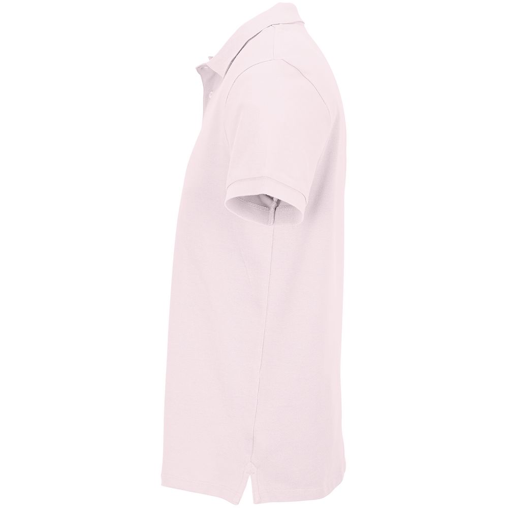 Рубашка поло унисекс Pacific, светло-розовая-2