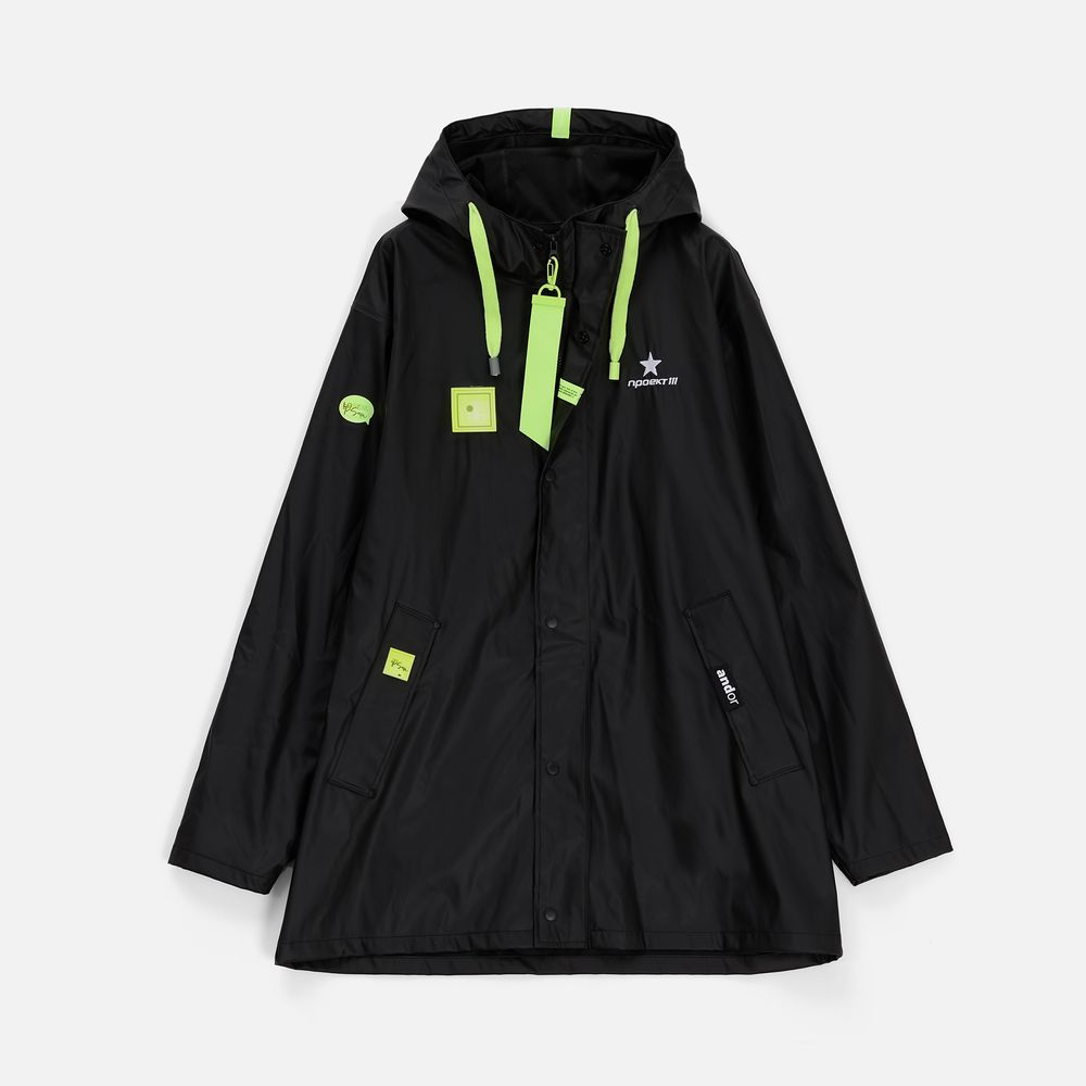 Плоский шнур Cord L, желтый неон, 130 см-3