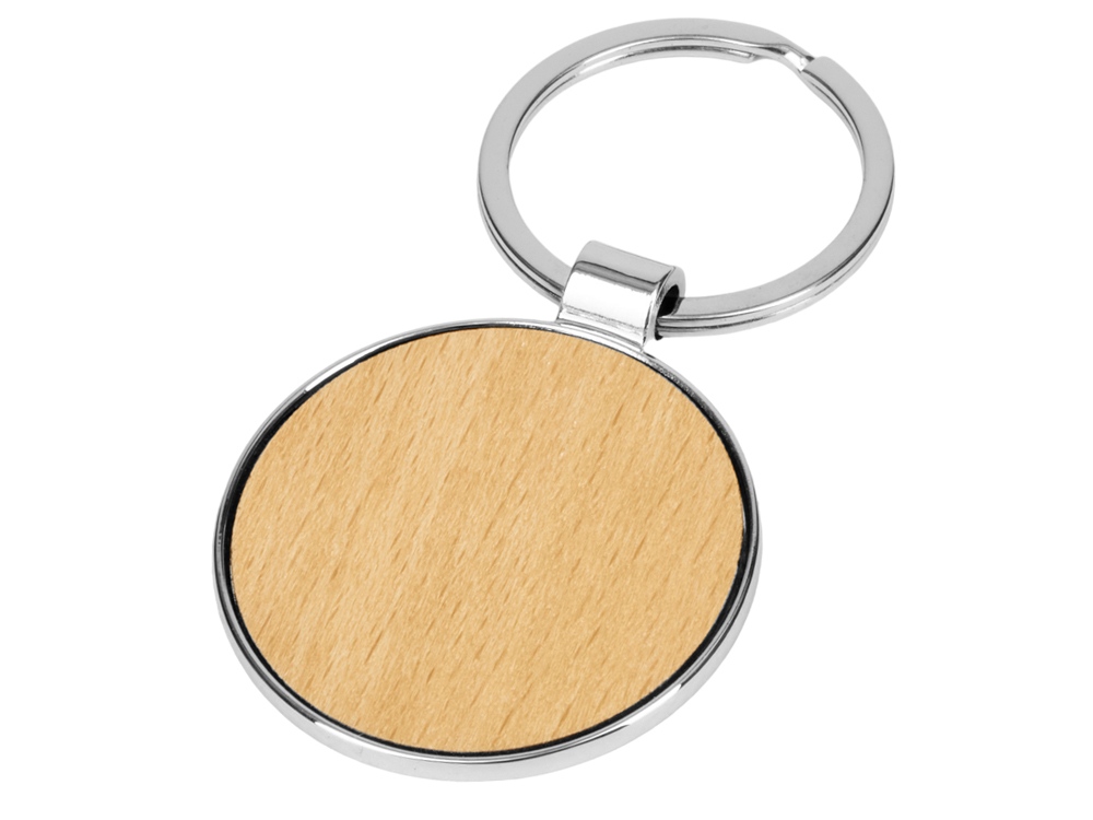 Брелок из бамбука круглой формы, Circle-0