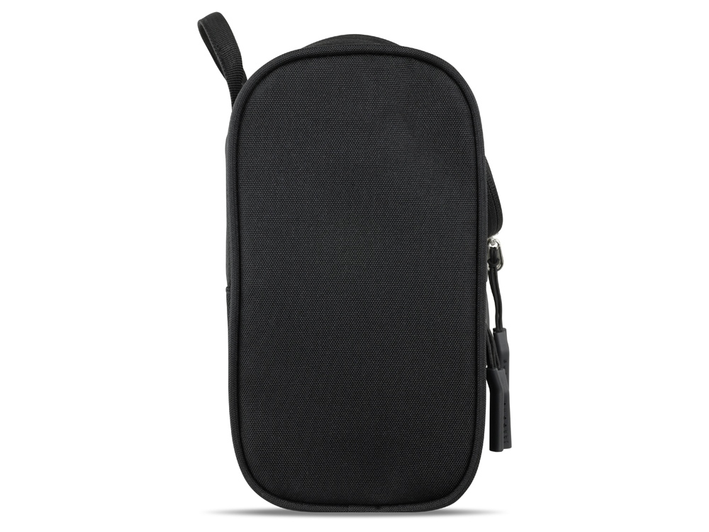 Несессер BUGATTI Blanc Delight, чёрный, нейлон RPET600D/тарпаулин/полиэстер, 24,5х12х22,5 см, 5 л-5