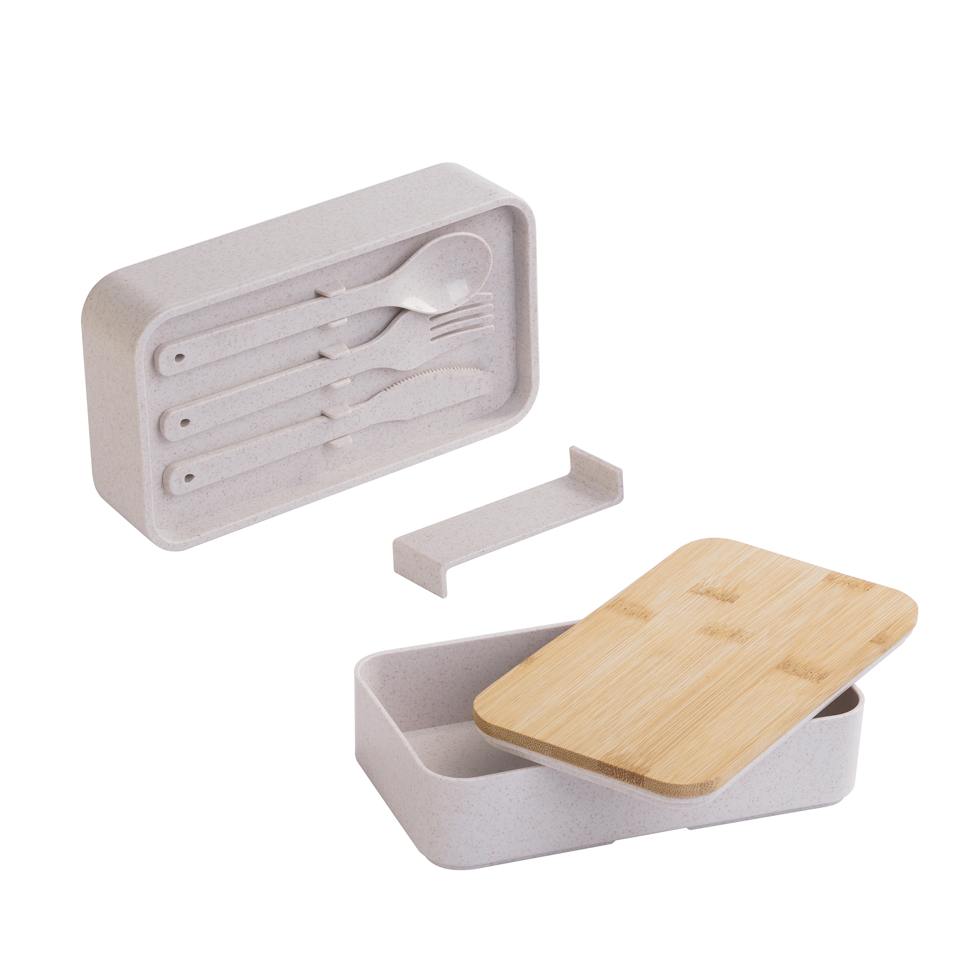 Контейнер для ланча "Natural" с приборами-2