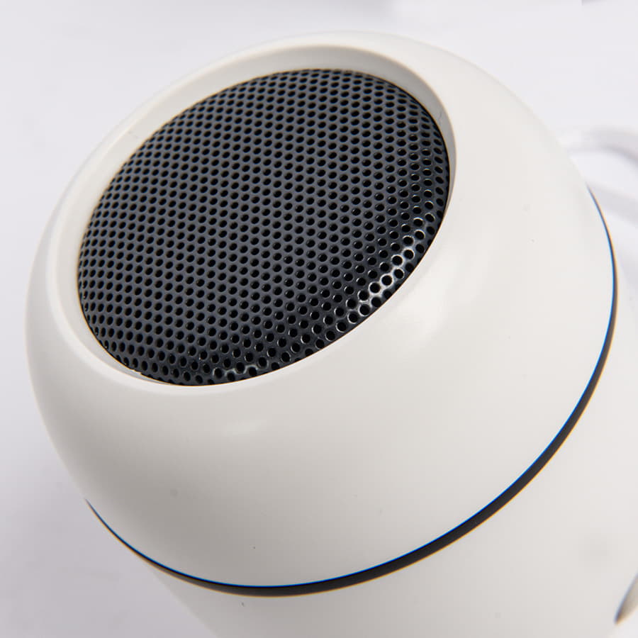 Портативная mini Bluetooth-колонка Sound Burger "Bang" белая, белый-6