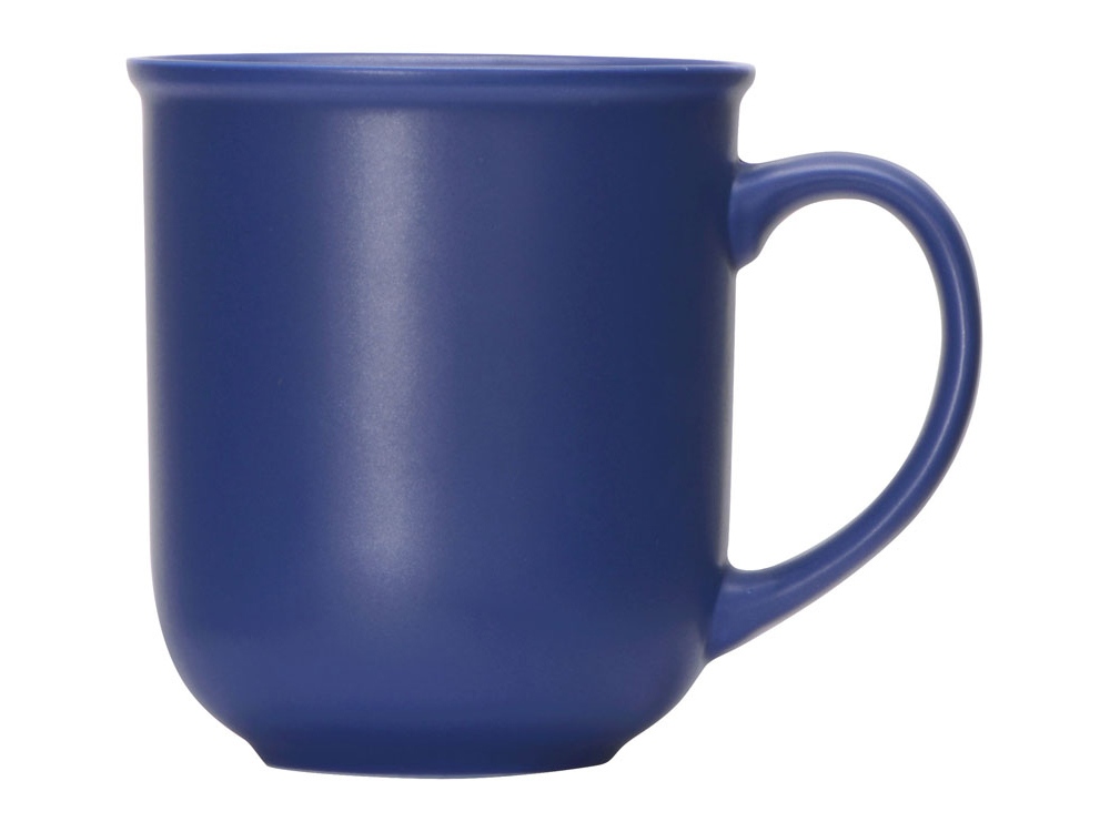 Матовая кружка Susan 380мл в цвете с двух сторон, синий-1