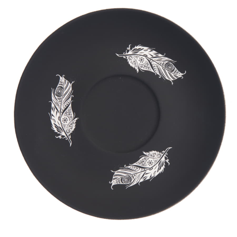 Чайная пара TENDER с прорезиненным покрытием, черный-10